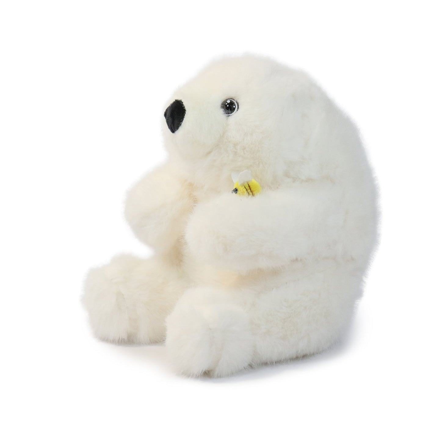 8-inch Buzzy Bear with Yellow Ladybird