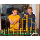CDX Blocks Sidewinder Building Brick Set - 825 Pieces, Gravity Powered Looping Coaster Model, Plastic Material