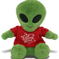 DolliBu I Love You Super Soft Alien Plush- Cute Alien Stuffed Outer Space Creature with I Love You Red Shirt for Valentine  Anniversary  Romantic Date  Boyfriend  or Girlfriend Gift - 11 inches