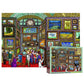 Antelope 2 in 1 1000 Piece Puzzle Bundle - Van Gogh's Time Travel to Muse Da Orsay - 1000 Piece Jigsaw Puzzle Bundle with Vase F