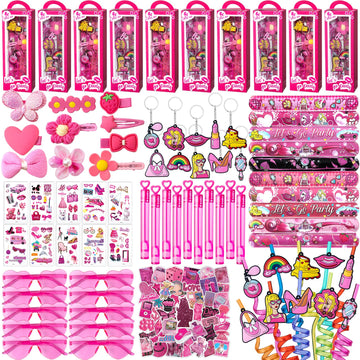 KULUJIA Pink Party Favors Princess Party Supplies Toy Gift Goodie Bag Stuffer Filler Makeup Party Decorations