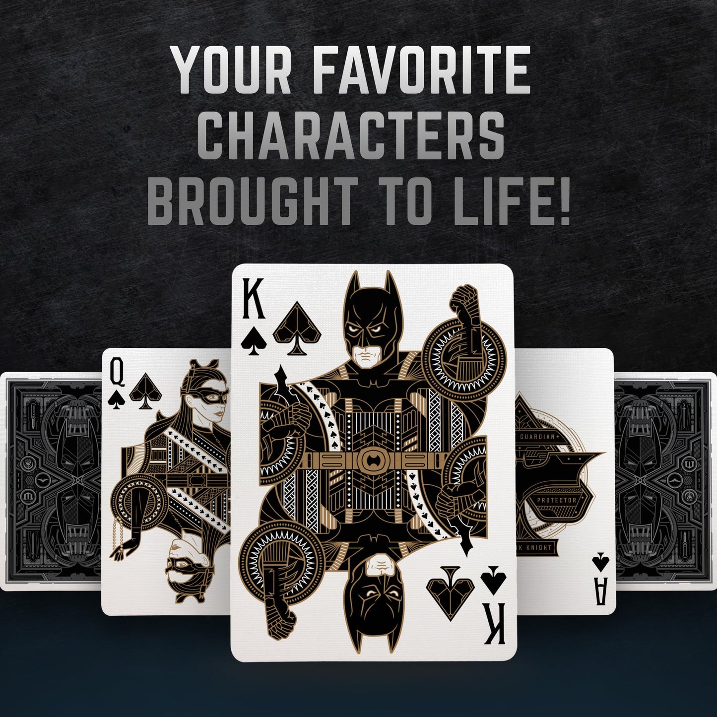theory11 The Dark Knight Trilogy enhanced Playing Cards - Officially Licensed Batman Theme Deck