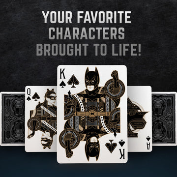 theory11 The Dark Knight Trilogy enhanced Playing Cards - Officially Licensed Batman Theme Deck