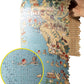 Michigan Wooden Map Jigsaw Puzzle Toys For Adults Usa Of State Map Decorate Puzzle Games 500 Piece