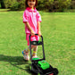 CT SPORTS Toddler Lawn Mower - Realistic Grass-Cutting Action, No Batteries, Black, Model XT-30018, Fun Outdoor Push Toy for Kids