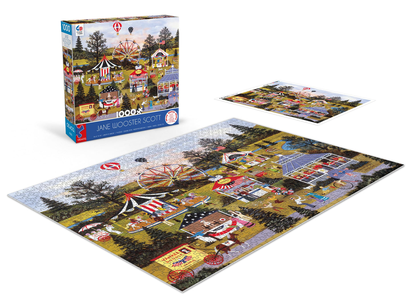 Ceaco - Jane Wooster Scott - Stars & Stripes Ii - 1000 Piece Jigsaw Puzzle