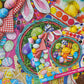 Springbok's 500 Piece Jigsaw Puzzle Extraordinary Easter Eggs - Made in USA