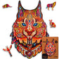 Unidragon Original Wooden Jigsaw Puzzles - Gentle Lynx, 187 Pieces, Medium Size 8.4'' ?12.7, Beautiful Gift Package, Unique Shap