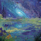 Cross & Glory 1000 Piece Jigsaw Puzzle - Milky Way Rising, Eco-Friendly Cardboard, Surreal Cosmic Artwork, 19.7x27.6 inches