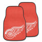 Fanmats 10286 NHL Detroit Red Wings Front Row Nylon Carpet Car Mat - 2 Piece