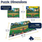White Mountain Puzzles 1000 Piece Jigsaw Puzzle - Field of Dreams, Cardboard, 24x30 inches