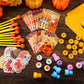 Saypacck 130 Pcs Fall Party Favors Thanksgiving Christian Party Gifts Pumpkin Maple Stationery Set Juses Treat Bags Fillers Mini