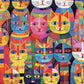 Cross & Glory 1000 Piece Jigsaw Puzzle - Rainbow Whiskers, Large Size, Satin Finish, Whimsical Cat Design, Model CG-M-057