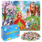 Lelemon 60 Pieces Jigsaw Puzzles For Kids Ages 4-8 Princess And Unicorns Puzzles Boys Girls Children Learning Educational Puzzle