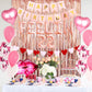 LaVenty 66 PCS Feelin 22 Birthday Party Supplies - Balloons, Banner & Sash for 22nd Birthday Decoration