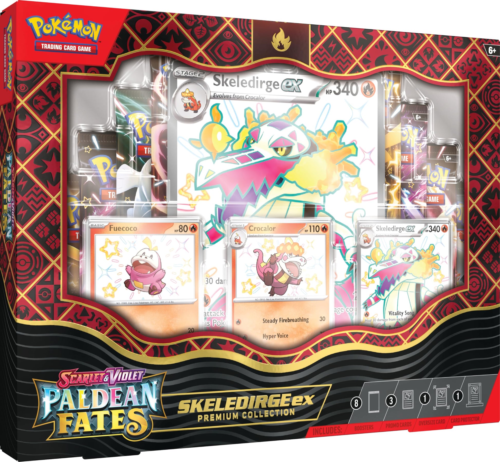 POKEMON TCG: Scarlet and Violet: PALDEAN Fates: POKEMON EX enhanced Collection - Shiny Fuecoco