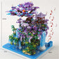 Yushinv Cherry Blossom Tree Building Set, 4574 Pcs, Symphony Model, Large Size, Plastic, Cherry Bonsai Tree Lights, Japanese Sakura House