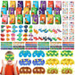 INNOCHEER Dinosaur Party Favors, Dinosaur Birthday Decorations 24 Pack Dinosaur Party Supplies Dinosaur Party Decorations, Dinos