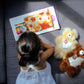AlpacaNext Soft and Cuddly Baby Alpaca Teddy Bears - 9 inch. enhanced Alpaca Stuffed Animal Handmade on Genuine Alpaka Fur. Cute Bear (9 inches  Brown & White)