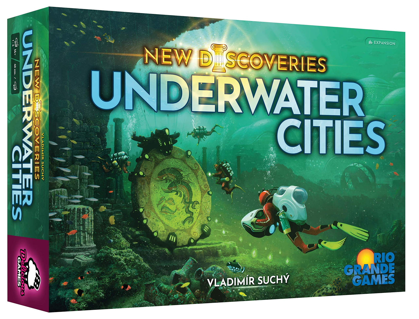 Rio Grande Games Underwater Cities: New Discoveries Expansion - Cardstock, Model RIO587
