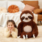 Ikasa Giant Sloth Stuffed Animal Hanging Three Toed 30' Plush Toy,Large Big Jumbo Soft Toys,Huge Size Cute Fluffy Plushy Plushie,Gifts For Kids