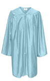 Gradplaza Shiny Choir Robe Kindergarten Preschool Graduation Gown Shiny Graduation Gown For Kids Sky Blue Size 27