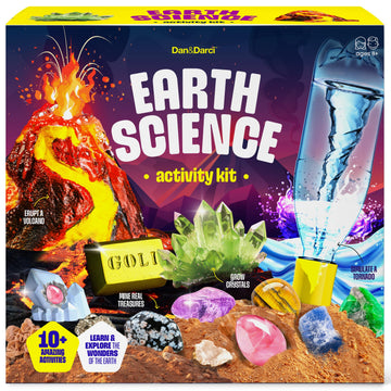 Earth Science Kit for Kids - Kits for Kids Age 8-12, 8 9 10 Year Old Boy Birthday Gift - Gifts Boys & Girls - Volcano Experiment