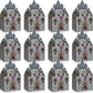 8 x 5 x 3 Inches Medieval Castle Box Cardboard Castle Halloween Knight Theme Party Supplies DIY Box for Mardi Gras Medieval Part