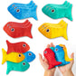 EYxsaxenk Fish Bean Bags for Tossing - 12Pcs Fish-Shaped Bean Bag Toss Game for Kids Outside Tossing Game Nylon Bean Bag Toy Indoor Outdoor Toy for Toddler Holiday Family Party tossing Game Supplies