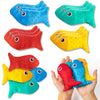 EYxsaxenk Fish Bean Bags for Tossing - 12Pcs Fish-Shaped Bean Bag Toss Game for Kids Outside Tossing Game Nylon Bean Bag Toy Indoor Outdoor Toy for Toddler Holiday Family Party tossing Game Supplies