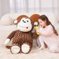 Ikasa Giant Monkey Stuffed Animal Plush Toy,30' Large Cute Jumbo Soft Toys,Huge Big Size Fluffy Plushy Fat Oversized Plushie,Gifts For Kids Girls