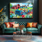 1000 Piece Puzzles For Adults Clearance, Graffiti Pickup Truck & Hummingbird Puzzle For Adults, Challenge Art Jigsaw Puzzle, For