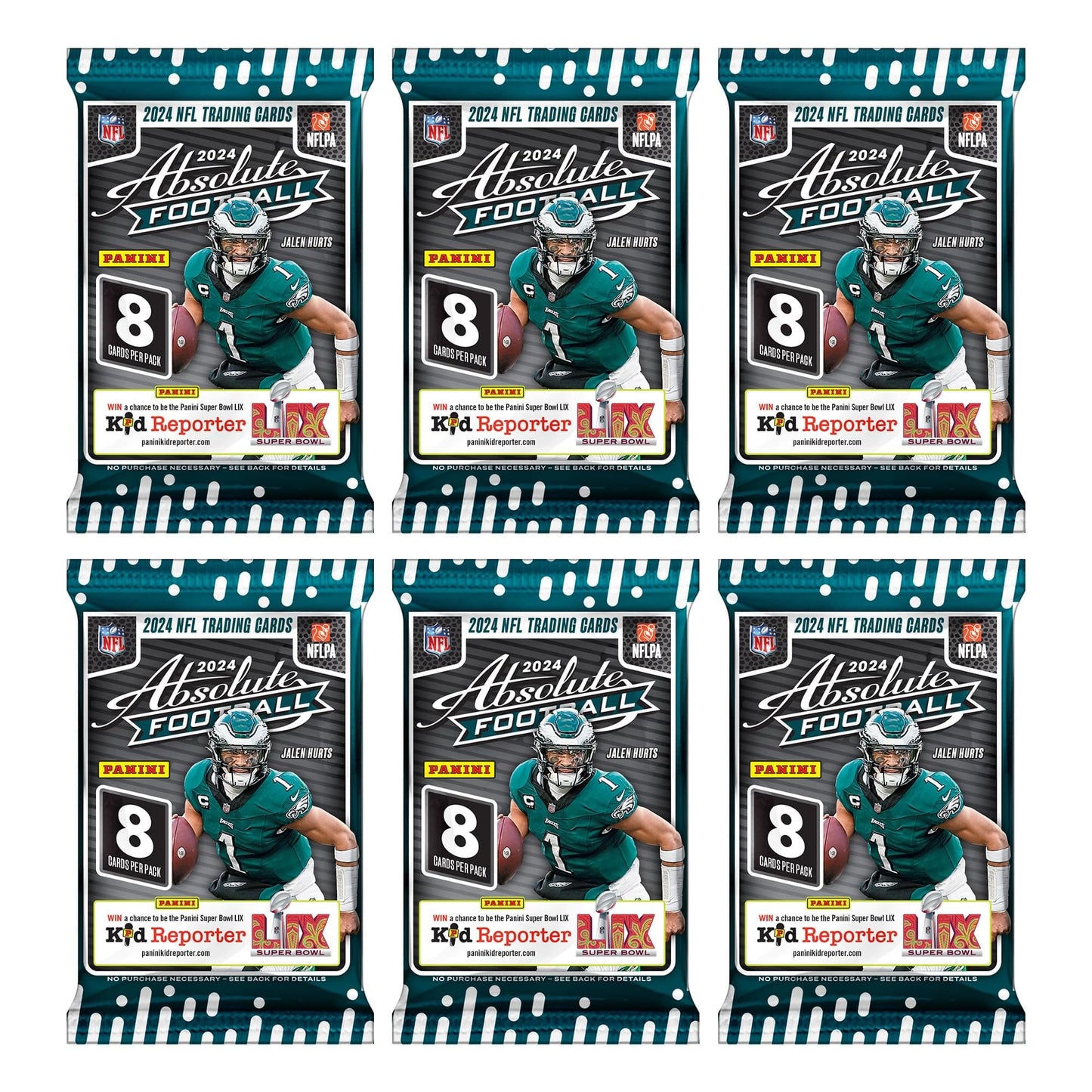 2024 Panini Absolute Football Nfl Trading Cards Mega Box