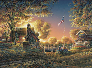 Buffalo Games - Terry Redlin - Good Evening  America! - 1000 Piece Jigsaw Puzzle