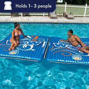 Wow Sports World Of Watersports Water Walkway 6 X 6 Feet Blue Inflatable Walkway, 14-2080