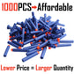 AMOSTING Nerf project pieces Refill Darts 1000PCS Bulk project pieces Pack for Nerf N-Strike advanced 2.0 Series - Compatible with All advanced Blasters Blue