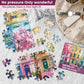 500 Pieces Jigsaw Puzzles For Adults, Beautiful Spring Street Puzzle For Adults Children Elderly, Recycled Paper Puzzle 500 Piec