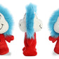 Aurora® Whimsical Dr. Seuss™ Dood Plushie™ Thing One & Two Double Stuffed Animal - Magical Storytelling - Officially Licensed - Red 8.5 Inches