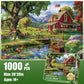 1000 Piece Puzzle For Adults - Country Clubhouse Puzzle For Adults Children - Recycled Paper Jigsaw Puzzle 1000 Pieces - Fun And