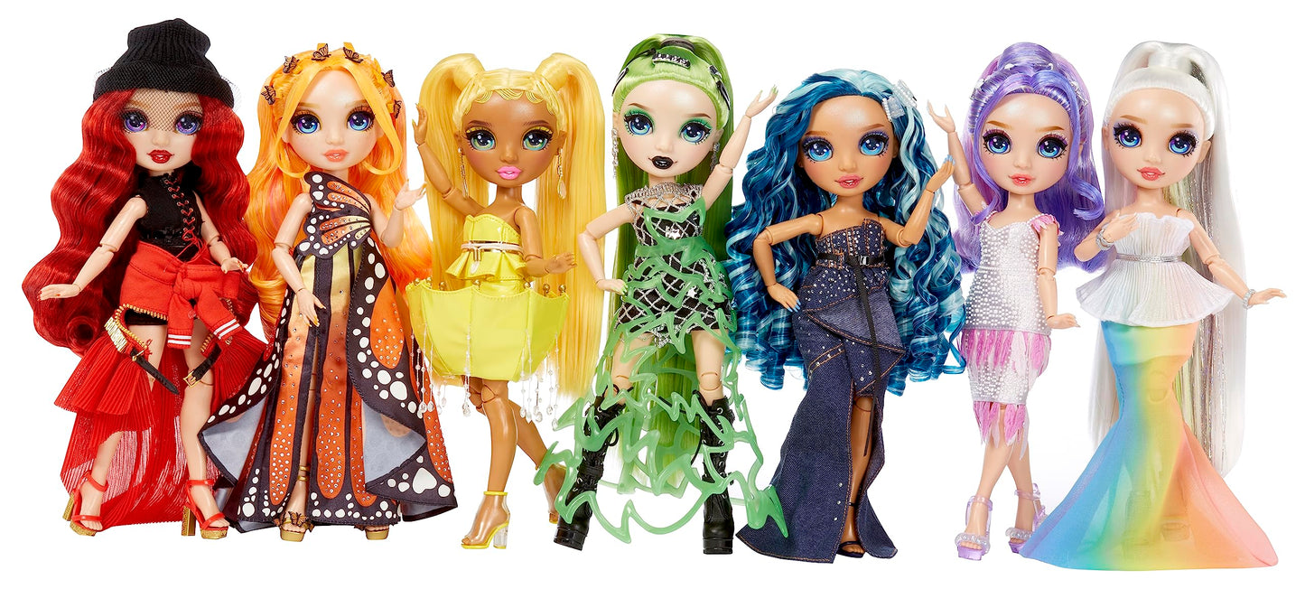 Rainbow High 11” Violet Willow Fashion Doll & Playset, Purple, Includes 2 Outfits & Accessories, Model 587385EUC