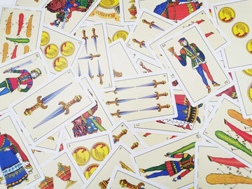 2 Decks Spanish Playing Cards Cartas Españolas, Baraja Española, Briscas Cards Puerto Rico, Mexican Playing Cards, Plastico Spanish Cards, Barajas Espanolas Plasticas(With Playing Card Boxes)