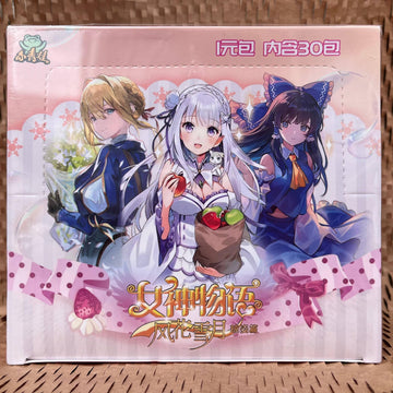 150Pcs Goddess Story Tcg Booster Box Anime Girls Trading Cards-2024 New 1Yuan (Ns-12)