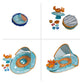 Swimways Baby Spring Float Activity Center With Canopy - Blue/Orange Lobster