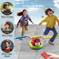 Powza 3 In 1 Musical Jump, Toss Ring Game Toy And Stomping Launch Rocket Launcher For Kids Outdoor Toys With Remote Control, Indoor Outside Toys For Kids Ages 4-8 Toys For Ages 5-7 8-13 Kids Gifts