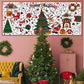 Ohome Xmas Giant Coloring Poster/Tablecloth-Christmas Crafts For Kids-30 X 72 Inches Jumbo Paper Coloring Banner Kids Gifts Acti