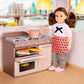 Lori Dolls – Cornelia'S Kitchen Set – Mini Doll & Kitchen Play Set – 6-Inch Doll & Cooking Accessories – Toy Oven, Stove & Play Food – Toys For Kids – 3 Years +