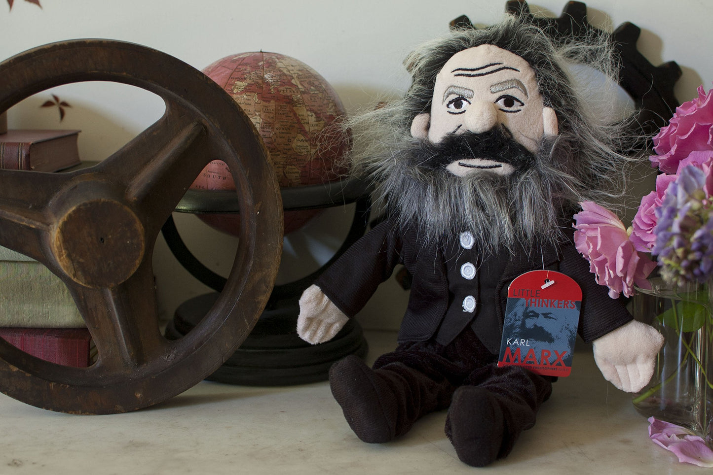 Karl Marx Doll - 11' Soft Stuffed Plush Little Thinker - Toy For Kids Or Adults