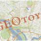 GeoToys Metropuzzle 1000 Pieces Washington, D.C. Map Jigsaw Puzzle, Detailed Geography Design, Adult Challenge