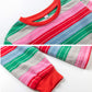 Tuoweey Halloween Costume For Kids Top Shirts,Baby Boys Girls Long Sleeve Cotton Rainbow Striped T-Shirts (B-Striped, 7-8 Years)
