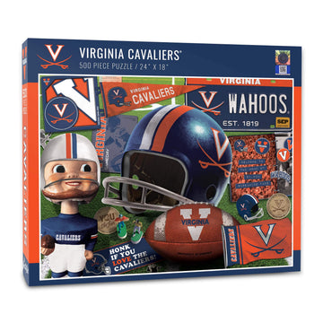 YouTheFan NCAA Virginia Cavaliers Retro Series Puzzle - 500 Pieces
